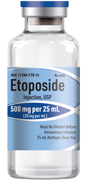 Etoposide Injection, USP 500 mg per 25 mL